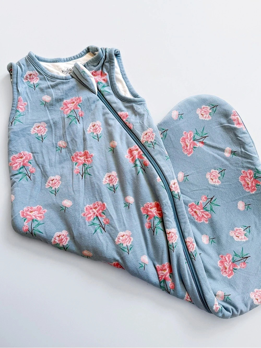 Kyte BABY Sleep Bag - Peony Floral Blue & Pink